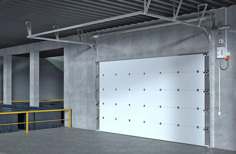 Fire protection sectional door