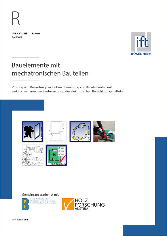 Das Bild zeigt das Cover der ift-Richtlinie EL-02/1.